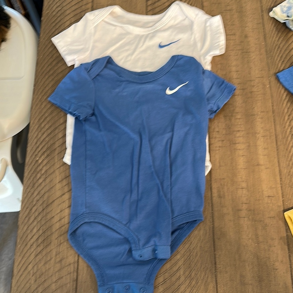 Nike Kids One Piece Set - Blue and White
